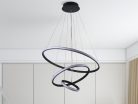 LED Design mennyezeti lámpa 90W, 7400 lm, 3000-6500K, fekete, IP20 - J4301/B