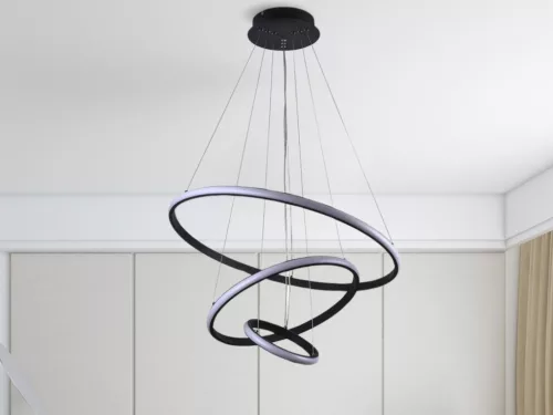 LED Design mennyezeti lámpa 90W, 7400 lm, 3000-6500K, fekete, IP20 - J4301/B