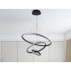 LED Design mennyezeti lámpa 90W, 7400 lm, 3000-6500K, fekete, IP20 - J4301/B
