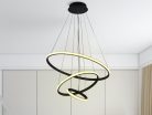 LED Design mennyezeti lámpa 90W, 7400 lm, 3000-6500K, fekete, IP20 - J4301/B