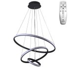 LED Design mennyezeti lámpa 90W, 7400 lm, 3000-6500K, fekete, IP20 - J4301/B