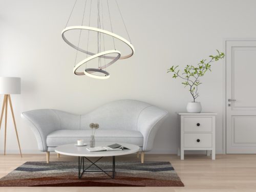 LED Design mennyezeti lámpa 90W, 7400 lm, 3000-6500K, fehér, IP20 - J4301/W