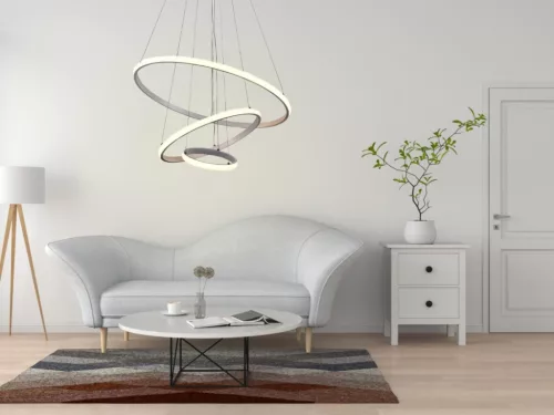 LED Design mennyezeti lámpa 90W, 7400 lm, 3000-6500K, fehér, IP20 - J4301/W