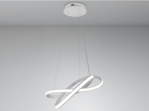 LED mennyezeti lámpa 70W, 6100lm, 3000K-6500K, dimmelhető, IP20, fém-akril - J4303/W