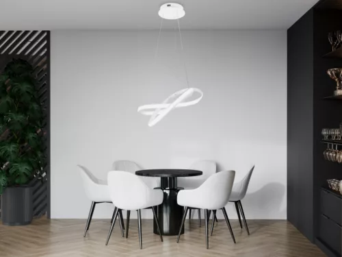 LED mennyezeti lámpa 70W, 6100lm, 3000K-6500K, dimmelhető, IP20, fém-akril - J4303/W