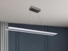 LED design mennyezeti lámpa, 50W, 1000x130 mm, IP20, 3000K-6500K, RF távirányító - J4304/CH