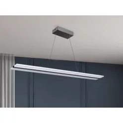   LED design mennyezeti lámpa, 50W, 1000x130 mm, IP20, 3000K-6500K, RF távirányító - J4304/CH