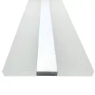 LED design mennyezeti lámpa 50W, 3300Lm, 3000–6500K állítható, IP20, 1000x130mm, ezüst - J4304/S