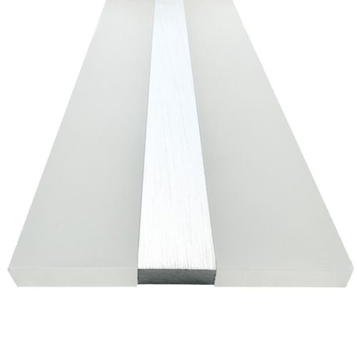 LED design mennyezeti lámpa 50W, 3300Lm, 3000–6500K állítható, IP20, 1000x130mm, ezüst - J4304/S