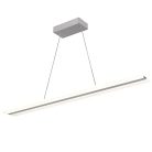 LED design mennyezeti lámpa 50W, 3300Lm, 3000–6500K állítható, IP20, 1000x130mm, ezüst - J4304/S