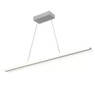 LED design mennyezeti lámpa 50W, 3300Lm, 3000–6500K állítható, IP20, 1000x130mm, ezüst - J4304/S