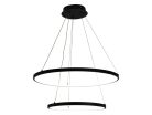 LED design mennyezeti lámpa 75W, 6100Lm, 3000–6500K állítható, IP20, 400+600mm - J4307/B