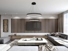 LED design mennyezeti lámpa 75W, 6100Lm, 3000–6500K állítható, IP20, 400+600mm - J4307/B