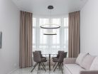 LED design mennyezeti lámpa 75W, 6100Lm, 3000–6500K állítható, IP20, 400+600mm, fekete - J4307/S