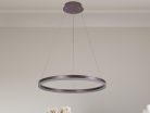 LED design mennyezeti lámpa 42W, 2800lm, 3000-6500K, IP20, barna fém-akril - J4308/BR