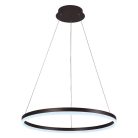 LED design mennyezeti lámpa 42W, 2800lm, 3000-6500K, IP20, barna fém-akril - J4308/BR