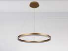 LED design mennyezeti lámpa 42W, 2800lm, 3000-6500K, IP20, arany fém-akril - J4308/G