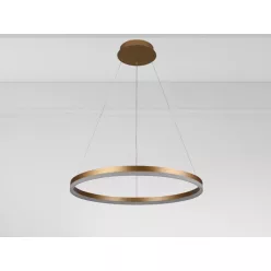   LED design mennyezeti lámpa 42W, 2800lm, 3000-6500K, IP20, arany fém-akril - J4308/G