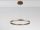 LED design mennyezeti lámpa 42W, 2800lm, 3000-6500K, IP20, arany fém-akril - J4308/G