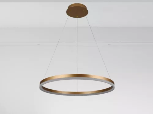 LED design mennyezeti lámpa 42W, 2800lm, 3000-6500K, IP20, arany fém-akril - J4308/G