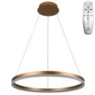 LED design mennyezeti lámpa 42W, 2800lm, 3000-6500K, IP20, arany fém-akril - J4308/G