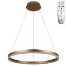 LED design mennyezeti lámpa 42W, 2800lm, 3000-6500K, IP20, arany fém-akril - J4308/G