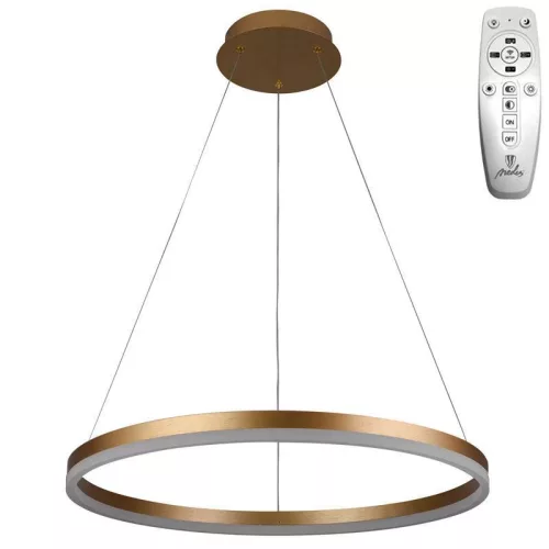 LED design mennyezeti lámpa 42W, 2800lm, 3000-6500K, IP20, arany fém-akril - J4308/G