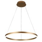 LED design mennyezeti lámpa 42W, 2800lm, 3000-6500K, IP20, arany fém-akril - J4308/G