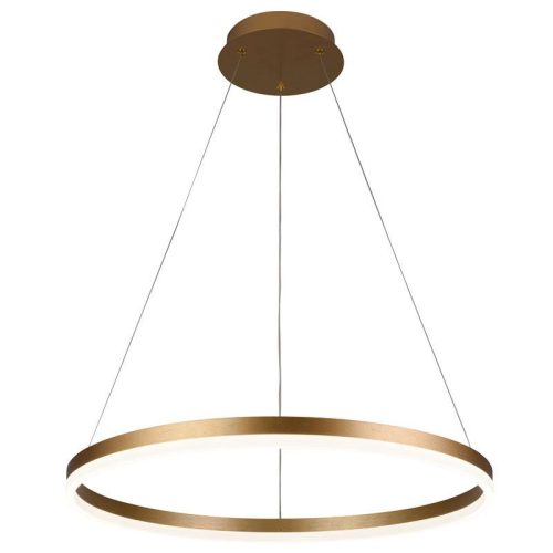 LED design mennyezeti lámpa 42W, 2800lm, 3000-6500K, IP20, arany fém-akril - J4308/G