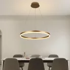 LED design mennyezeti lámpa 42W, 2800lm, 3000-6500K, IP20, arany fém-akril - J4308/G