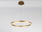 LED design mennyezeti lámpa 42W, 2800lm, 3000-6500K, IP20, arany fém-akril - J4308/G
