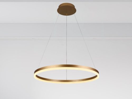 LED design mennyezeti lámpa 42W, 2800lm, 3000-6500K, IP20, arany fém-akril - J4308/G