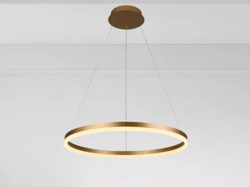 LED design mennyezeti lámpa 42W, 2800lm, 3000-6500K, IP20, arany fém-akril - J4308/G