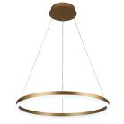 LED design mennyezeti lámpa 42W, 2800lm, 3000-6500K, IP20, arany fém-akril - J4308/G