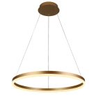 LED design mennyezeti lámpa 42W, 2800lm, 3000-6500K, IP20, arany fém-akril - J4308/G