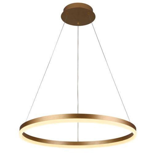 LED design mennyezeti lámpa 42W, 2800lm, 3000-6500K, IP20, arany fém-akril - J4308/G