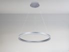 LED design mennyezeti lámpa 42W, 2800lm, 3000-6500K, IP20, ezüst fém-akril - J4308/S
