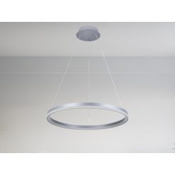   LED design mennyezeti lámpa 42W, 2800lm, 3000-6500K, IP20, ezüst fém-akril - J4308/S