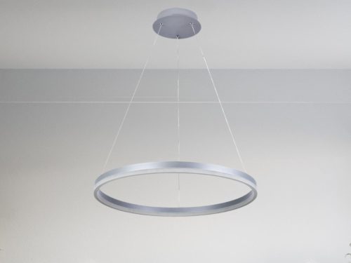 LED design mennyezeti lámpa 42W, 2800lm, 3000-6500K, IP20, ezüst fém-akril - J4308/S