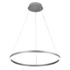 LED design mennyezeti lámpa 42W, 2800lm, 3000-6500K, IP20, ezüst fém-akril - J4308/S