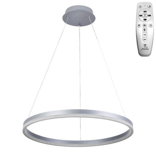 LED design mennyezeti lámpa 42W, 2800lm, 3000-6500K, IP20, ezüst fém-akril - J4308/S