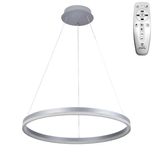LED design mennyezeti lámpa 42W, 2800lm, 3000-6500K, IP20, ezüst fém-akril - J4308/S