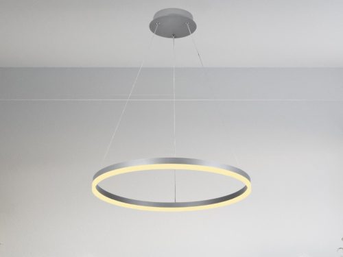 LED design mennyezeti lámpa 42W, 2800lm, 3000-6500K, IP20, ezüst fém-akril - J4308/S