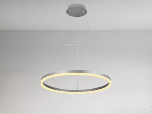 LED design mennyezeti lámpa 42W, 2800lm, 3000-6500K, IP20, ezüst fém-akril - J4308/S