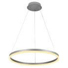 LED design mennyezeti lámpa 42W, 2800lm, 3000-6500K, IP20, ezüst fém-akril - J4308/S