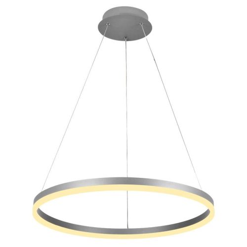 LED design mennyezeti lámpa 42W, 2800lm, 3000-6500K, IP20, ezüst fém-akril - J4308/S