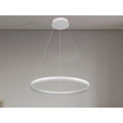   LED design mennyezeti lámpa 42W, 2800lm, 3000-6500K, IP20, fehér fém-akril - J4308/W