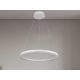 LED design mennyezeti lámpa 42W, 2800lm, 3000-6500K, IP20, fehér fém-akril - J4308/W