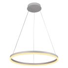 LED design mennyezeti lámpa 42W, 2800lm, 3000-6500K, IP20, fehér fém-akril - J4308/W