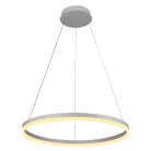 LED design mennyezeti lámpa 42W, 2800lm, 3000-6500K, IP20, fehér fém-akril - J4308/W